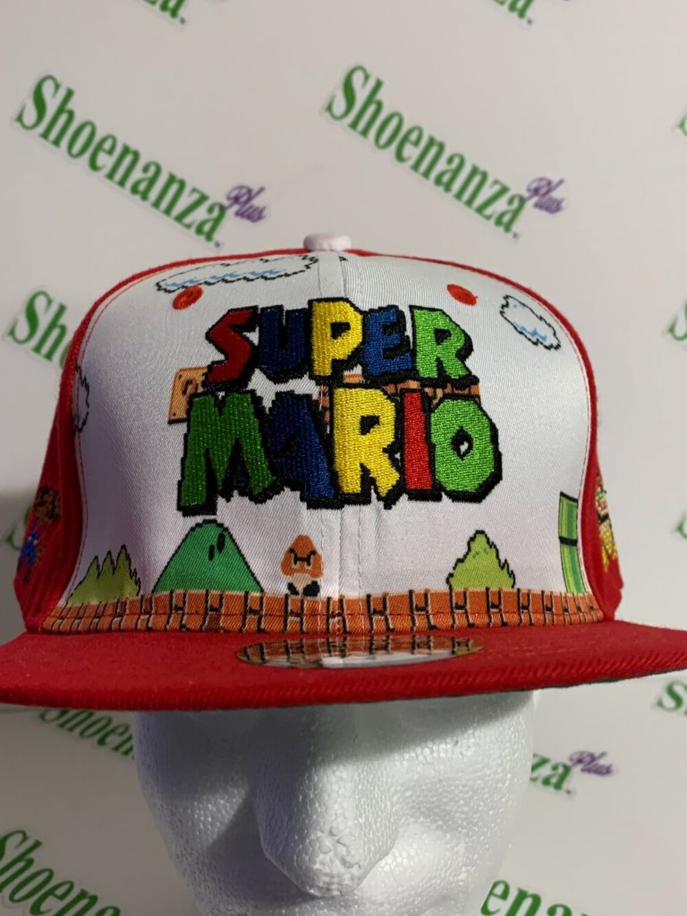 Headgear Classics Hat Fitted Nintendo Super Mario Bros Bowser 1985 Cap 7 3/4